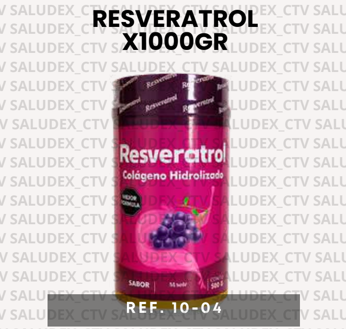 1004 POLVO RESVERATROL+COLAGENO HIDROLIZADO x1000gr DORADA PLUS