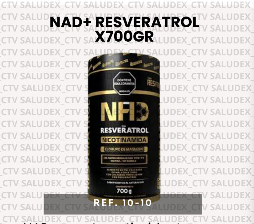 1010 POLVO NAD + RESVERATROL NICOTINAMIDA X700gr NATURALHEALTS