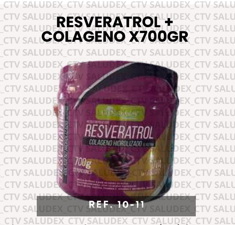 1011 RESVERATROL COLAGENO HIDROLIZADO X700GR COLNATURALES