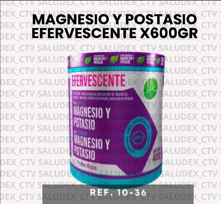 1036 EFERVESCENTE MAGNESIO Y POTASIO X400gr HR