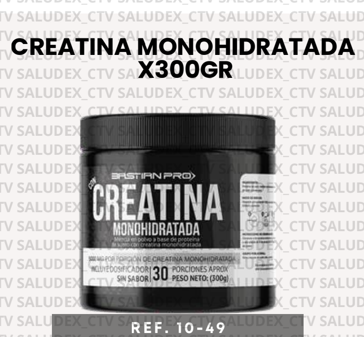 1049 CREATINA MONOHIDRATADA X300GR BASTIANPRO