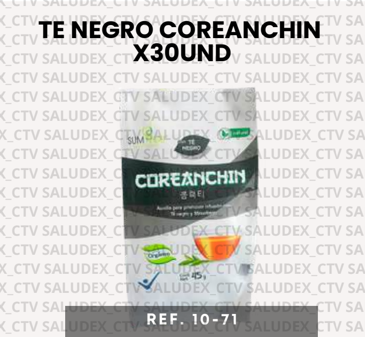 1071 TE NEGRO COREANCHIN X45gr SUMINAT