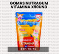 1073 GOMAS VITAMINA C X90und NUTRAGUM