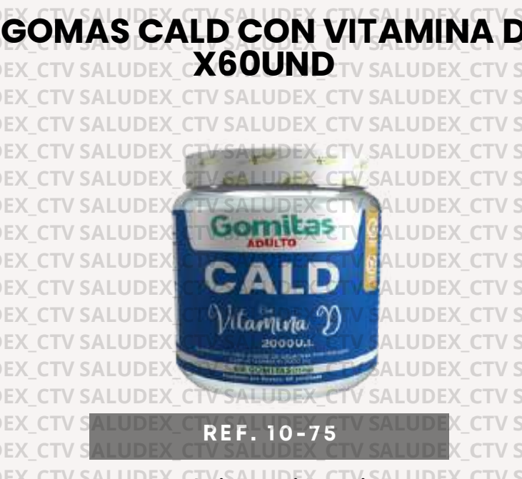 1075 GOMAS CALD CON VITAMINA D X60UND