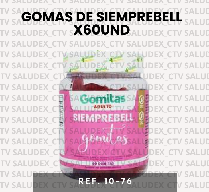 1076 GOMAS DE SIEMPREBELL X60UND
