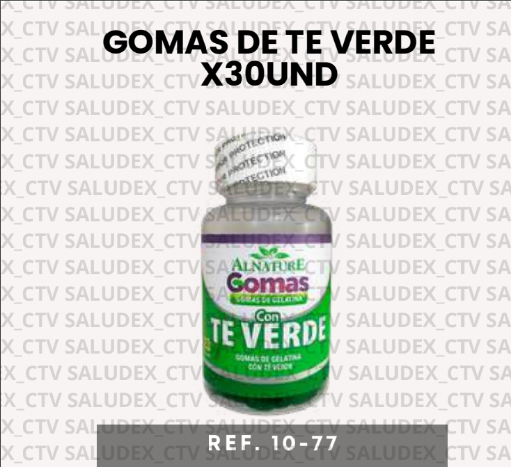 1077 GOMAS TE VERDE x30und ALNATURE