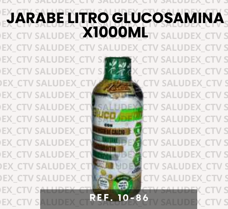 1086 JARABE LITRO GLUCOSAMINA x1000ml MAXLIFE