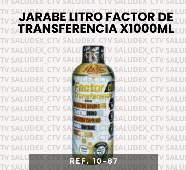 1087 JARABE LITRO FACTOR DE TRANSFERENCIA x1000ml MAXLIFE