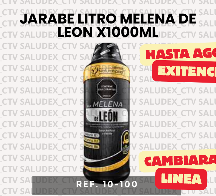 10100 JARABE LITRO MELENA DE LEON X1000ML NATURALPLAST