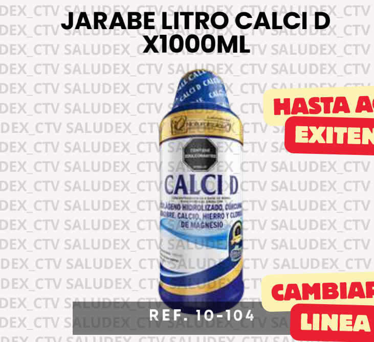 10104 JARABE LITRO CALCI D x1000ml NATURALPLAST