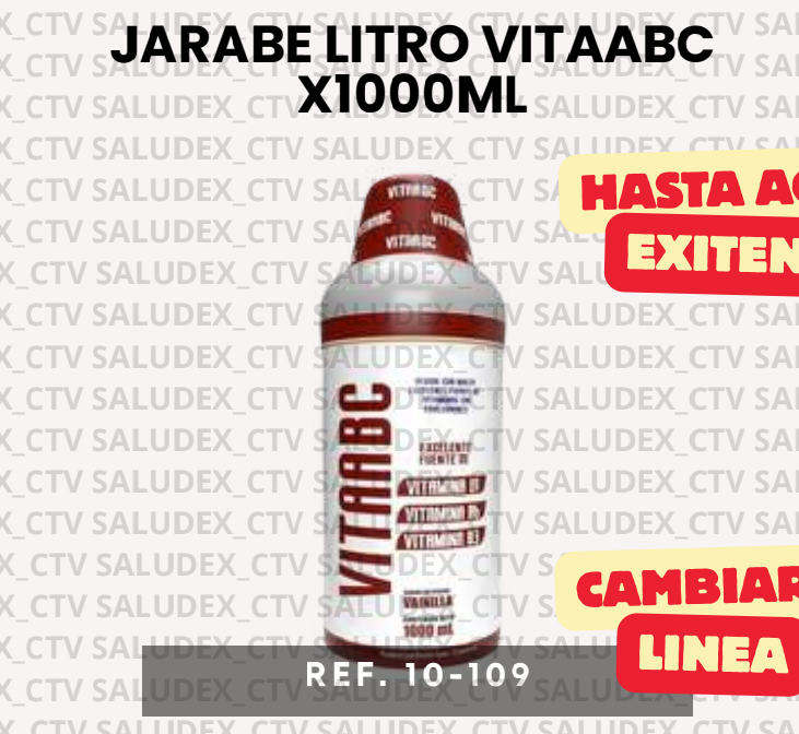 10109 JARABE LITRO VITAABC X1000ML NATURALPLAST