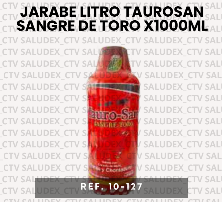 10127 JARABE LITRO TAUROSAN SANGRE DE TORO x1000ml HR