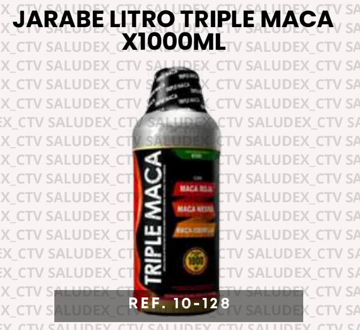10128 JARABE LITRO TRIPLE MACA x1000ml NATURALPLAST