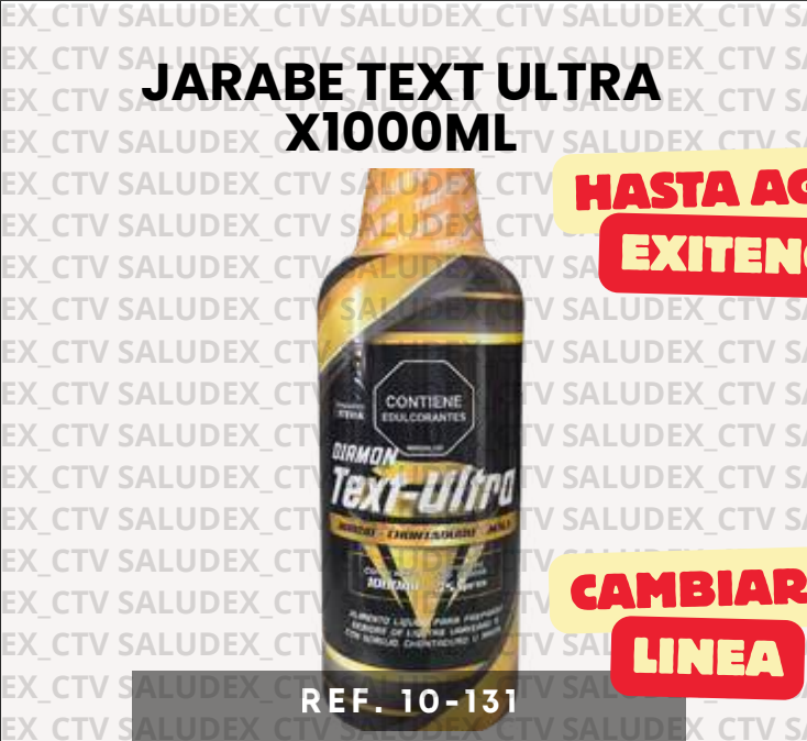 10131 JARABE LITRO TEXT ULTRA X1000ML NATURALPLAST