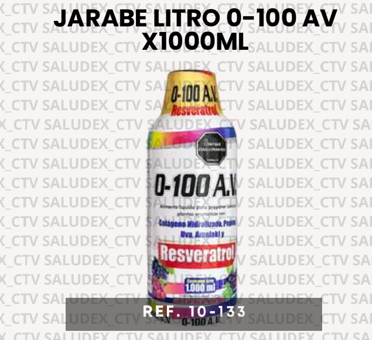 10133 JARABE LITRO 0 100 AV RESVERATROL X1000ML