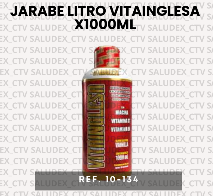 10134 JARABE LITRO VITAINGLESA X1000ML NATURALPLAST