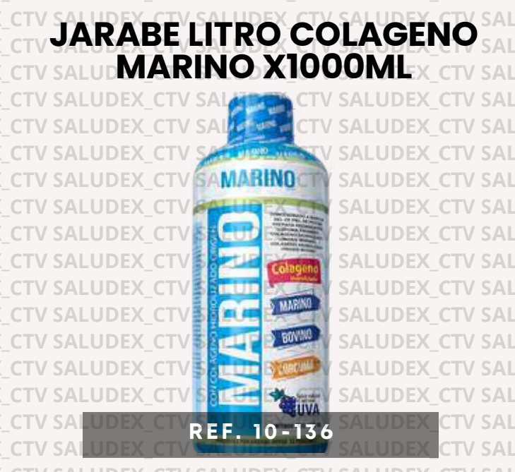 10136 JARABE LITRO COLAGENO MARINO X1000ML NATURALPLAST
