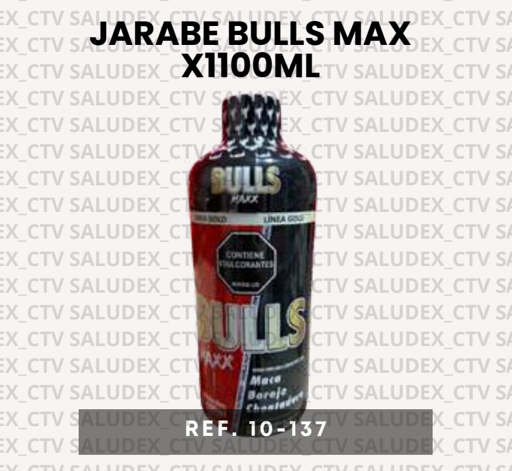 10137 JARABE LITRO BULLS MAXX x1000ml