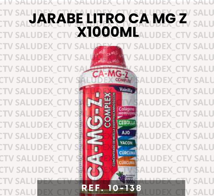 10138 JARABE LITRO CA MG Z COMPLEX X1000ML NATURALPLAST