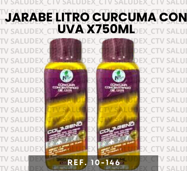 10146 JARABE COLAGENO CON CURCUMA X750ML