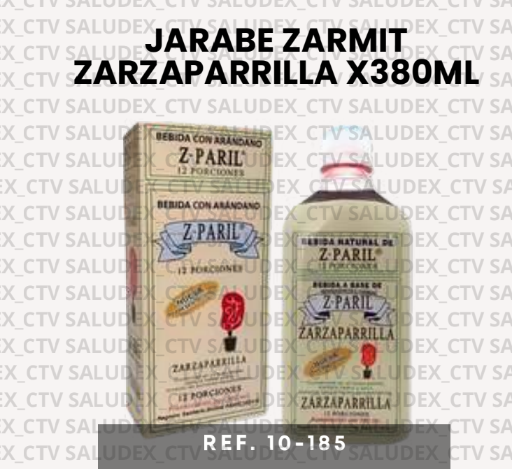 10185 JARABE ZARMIT ZARZAPARRILLA x380ml