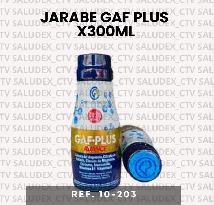 10203 JARABE GAF PLUS X300ML