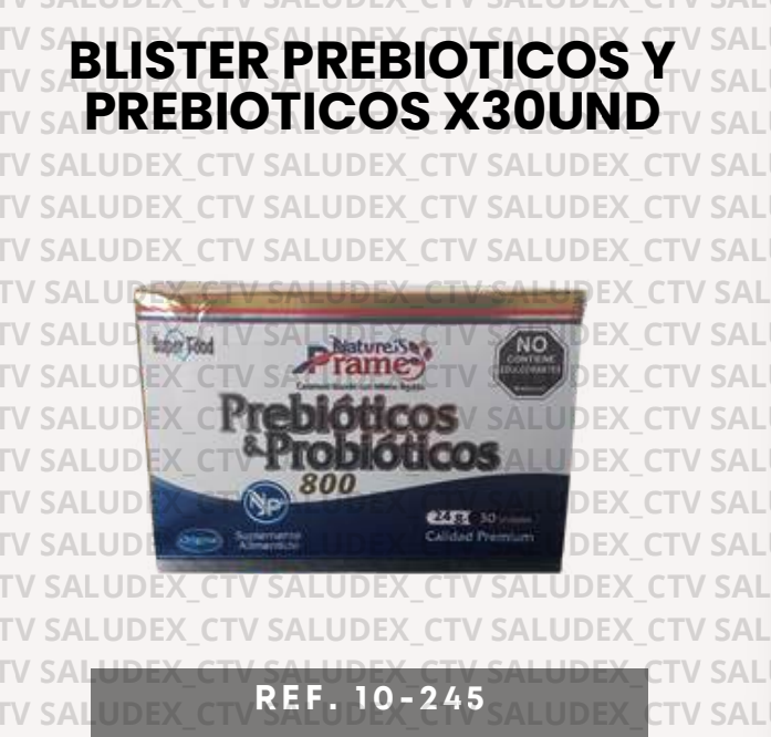 10245 BLISTER PREBIOTICOS Y PROBIOTICOS X30UND PRAME