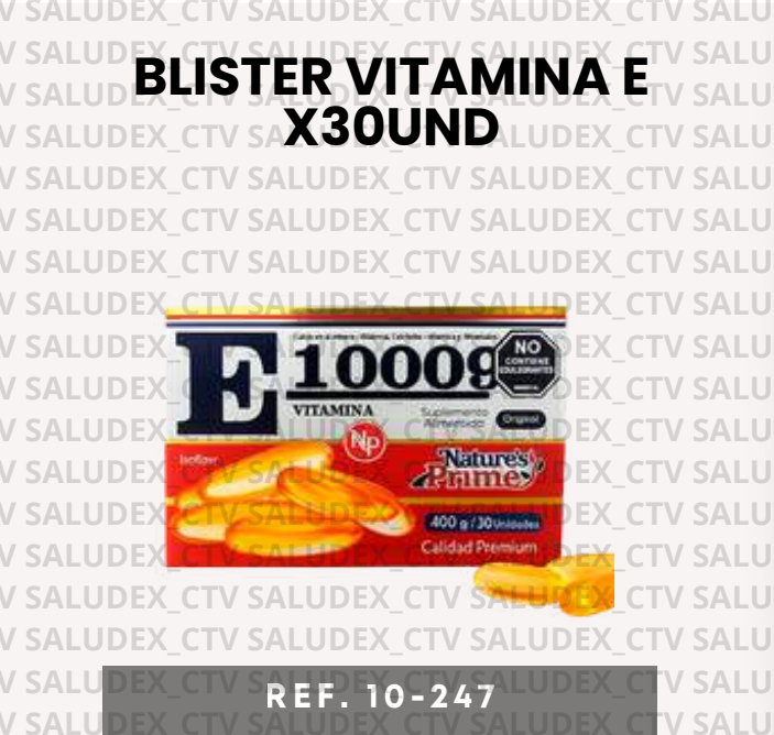 10247 BLISTER VITAMINA E X1000 X30UND PRAME