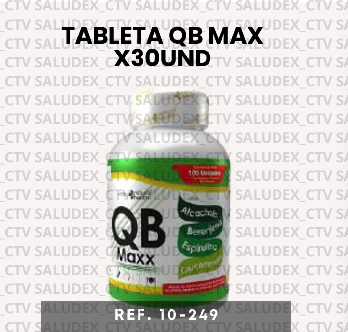 10249 TABLETA QB MAXX X100UND NATURALHEALTS