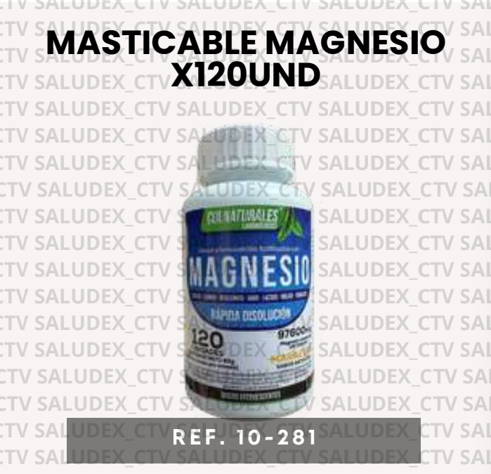 10281 MASTICABLE MAGNESIO X120UND COLNATURALES