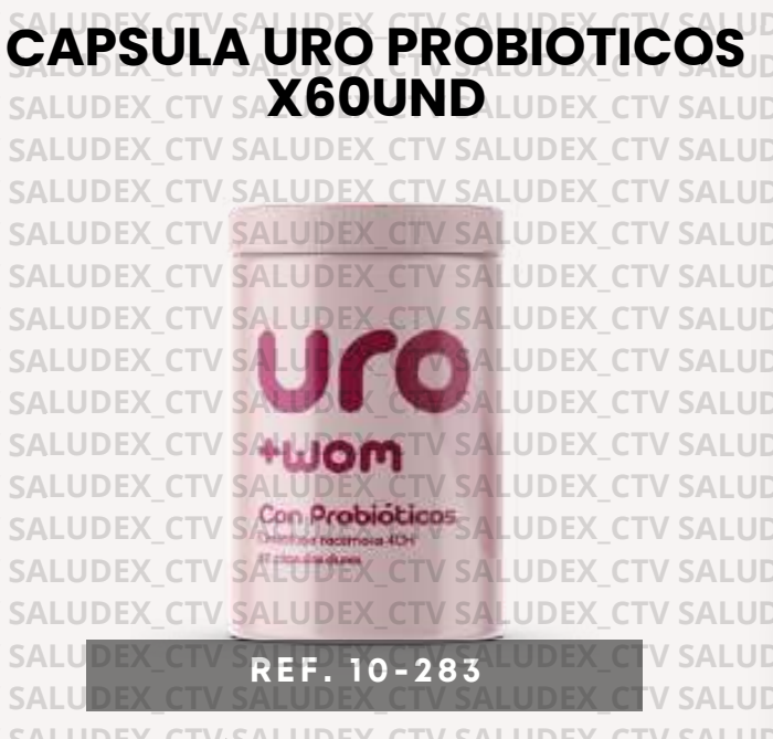 10283 CAPSULA URO PROBIOTICOS X60UND NURI