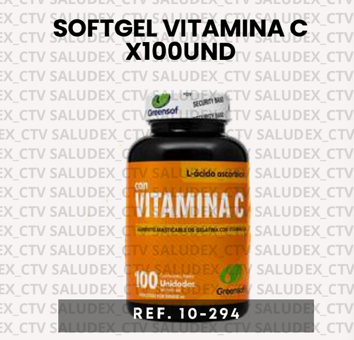 10294 SOFTGEL VITAMINA C X100UND GREENSOFT