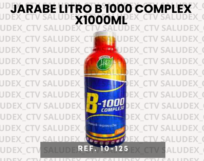 10125 JARABE LITRO B 1000 COMPLEJO x1000ml HR