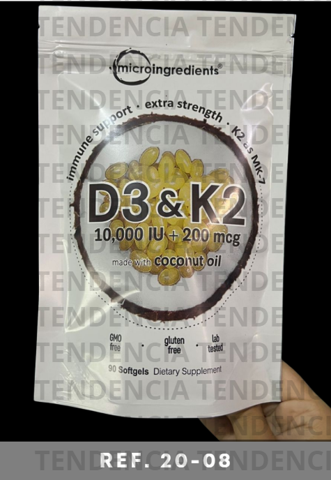 2008 BOLSA VITAMINA D3 Y K2 X90UND