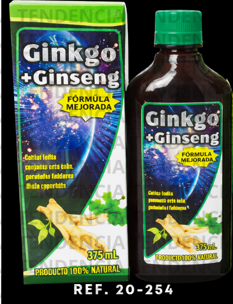 20254 GINKGO GINSENG X375ML