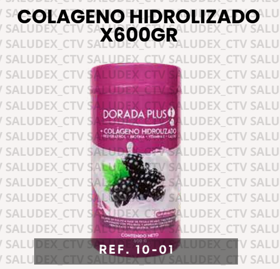 1001 POLVO COLAGENO HIDROLIZADO x600GR DORADA PLUS