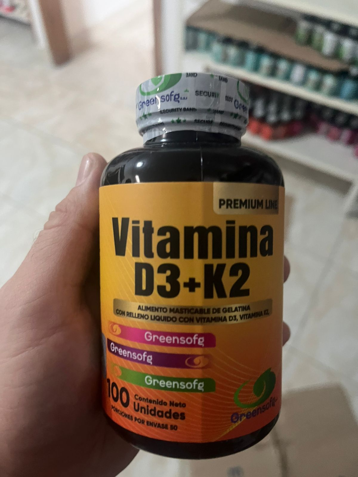 SOFTGEL VITAMINA D3 K2 x100UND GREENSOFG